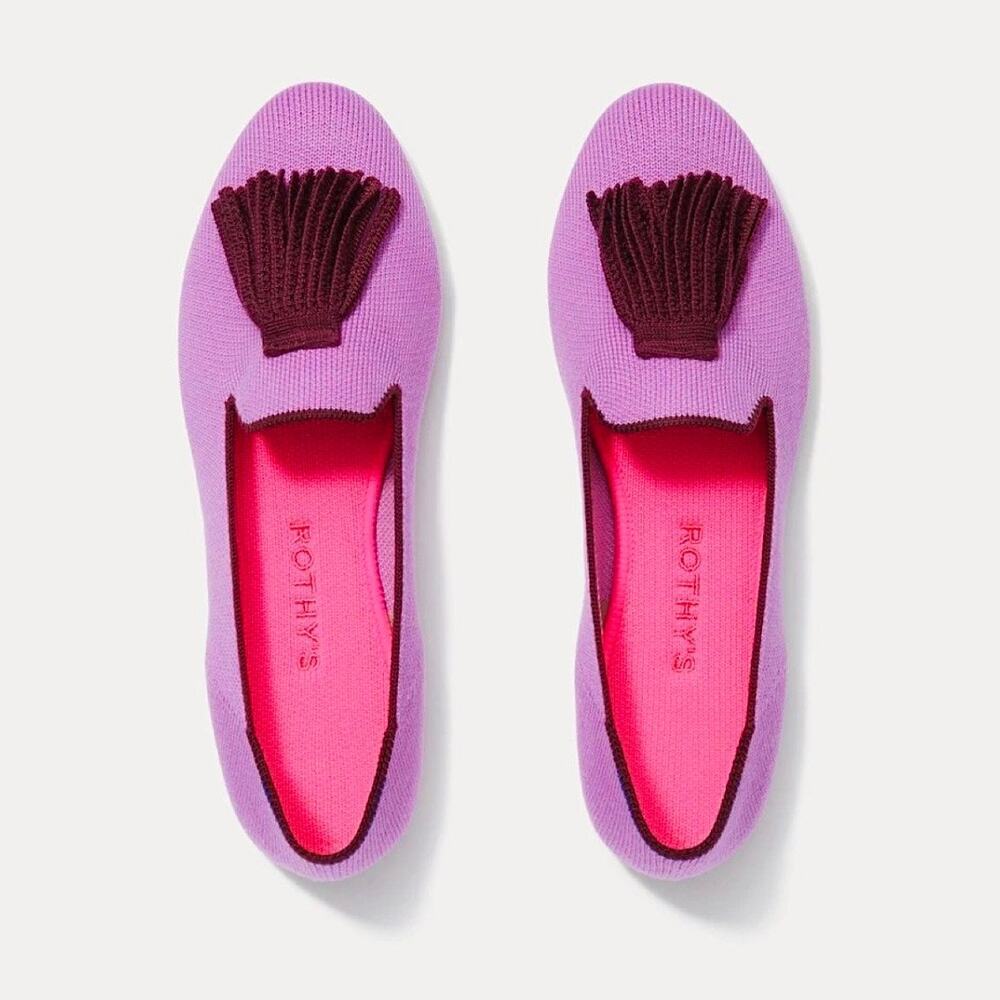 Rothy's Merino Tassel Loafer Very Pink Women’s Size 7